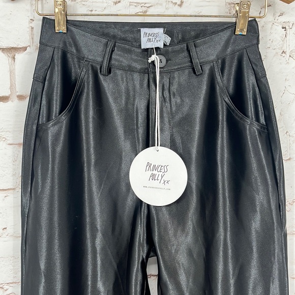 🆕Princess Polly “Martha” Shiny Pants, Size 4 - Picture 8 of 10